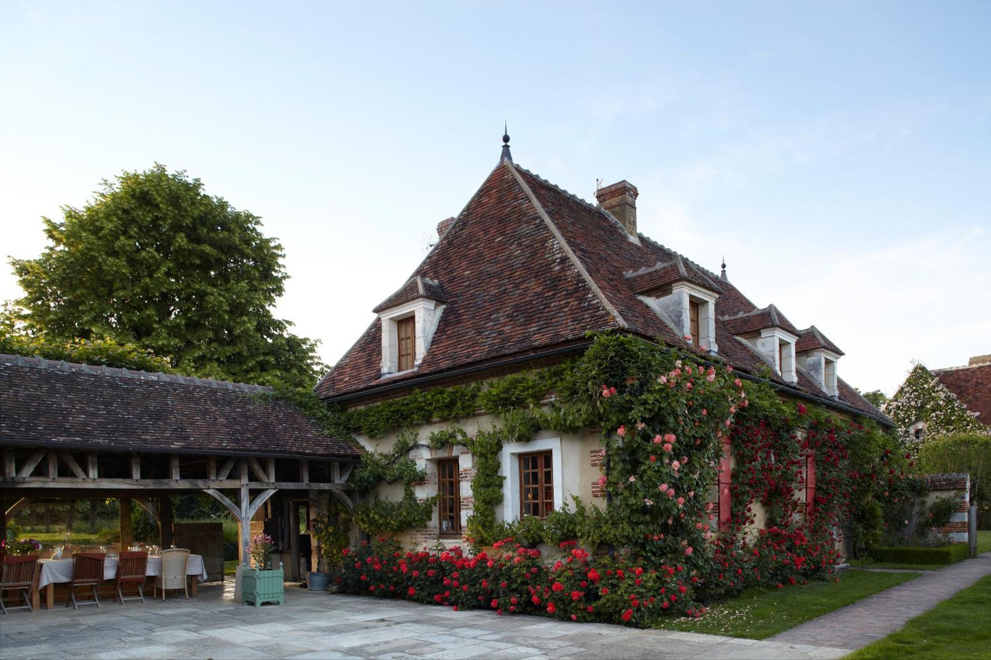 La Borde - Teritoria Hotel Leugny Bagian luar foto