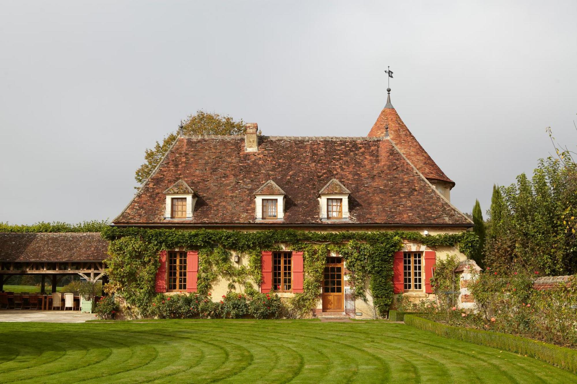 La Borde - Teritoria Hotel Leugny Bagian luar foto