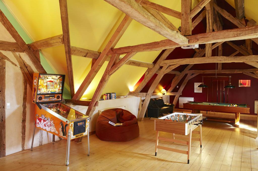 La Borde - Teritoria Hotel Leugny Bagian luar foto